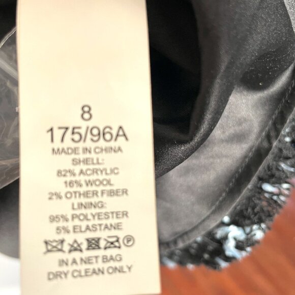 KATE SPADE Tweed Dress 8 Fit & Flare Preppy Old Money Parisian Chic NEW - Picture 11 of 12